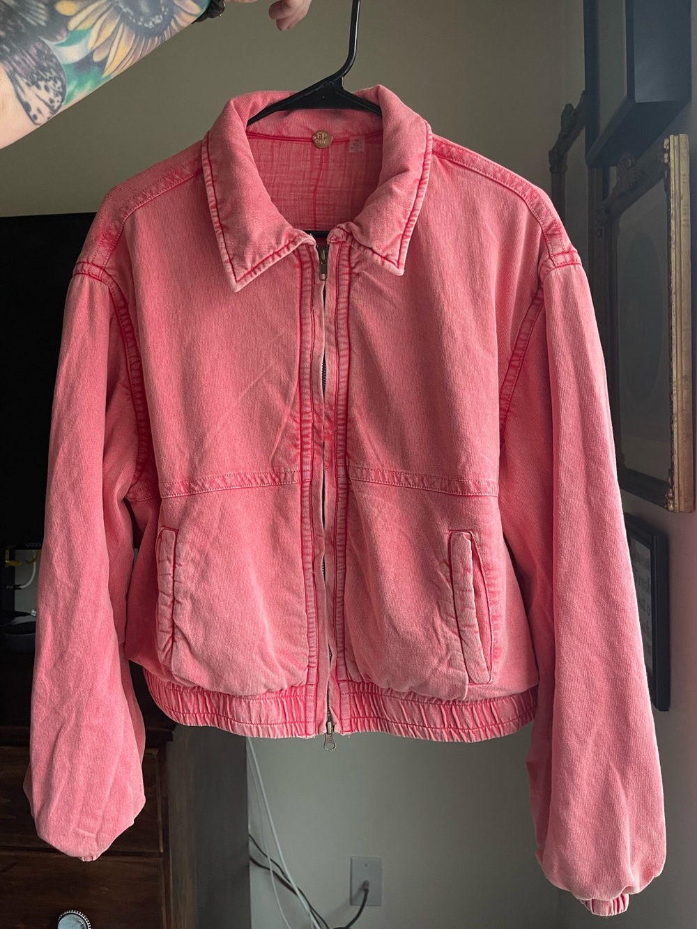 NWOT- FP One Birdie Washed Jacket - Picture 3 of 3